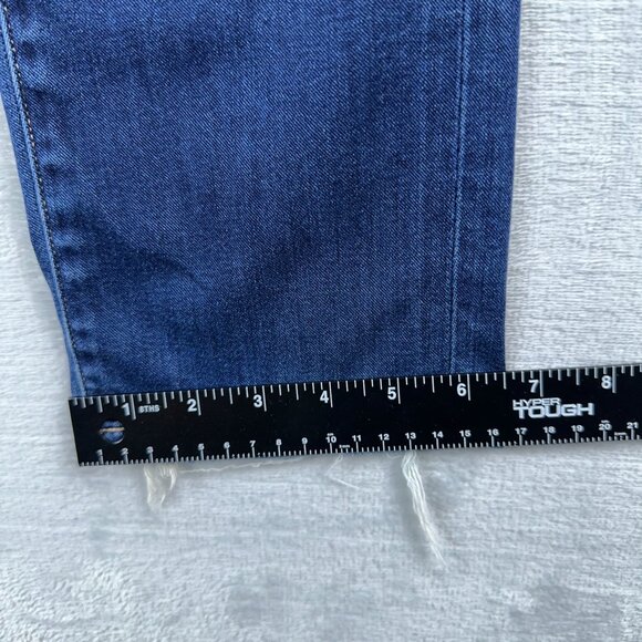 Lucky Brand Jeans Women's Size 12/31 Charlie Skinny Distressed Denim Blue - Picture 10 of 11